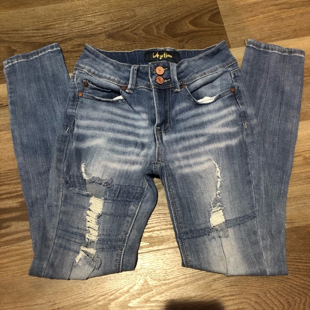 vanity fair ripped jeans